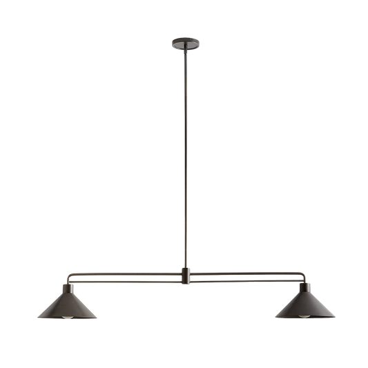 Andre Black 2-Light Pendant 52"